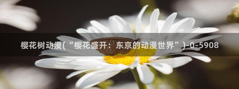 樱花动漫在：樱花树动漫(“樱花盛开：东京的动漫世界”)
