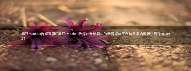 麻豆视频 精选完整版：麻豆madou传媒官网(\