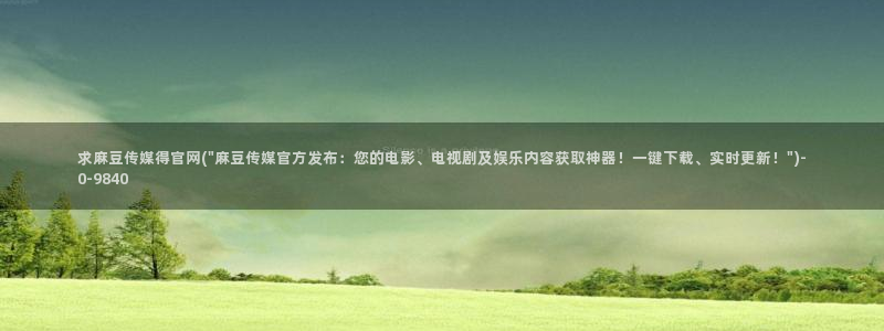 麻豆视频 精选在线看：求麻豆传媒得官网(\
