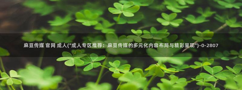 麻豆 官方视频